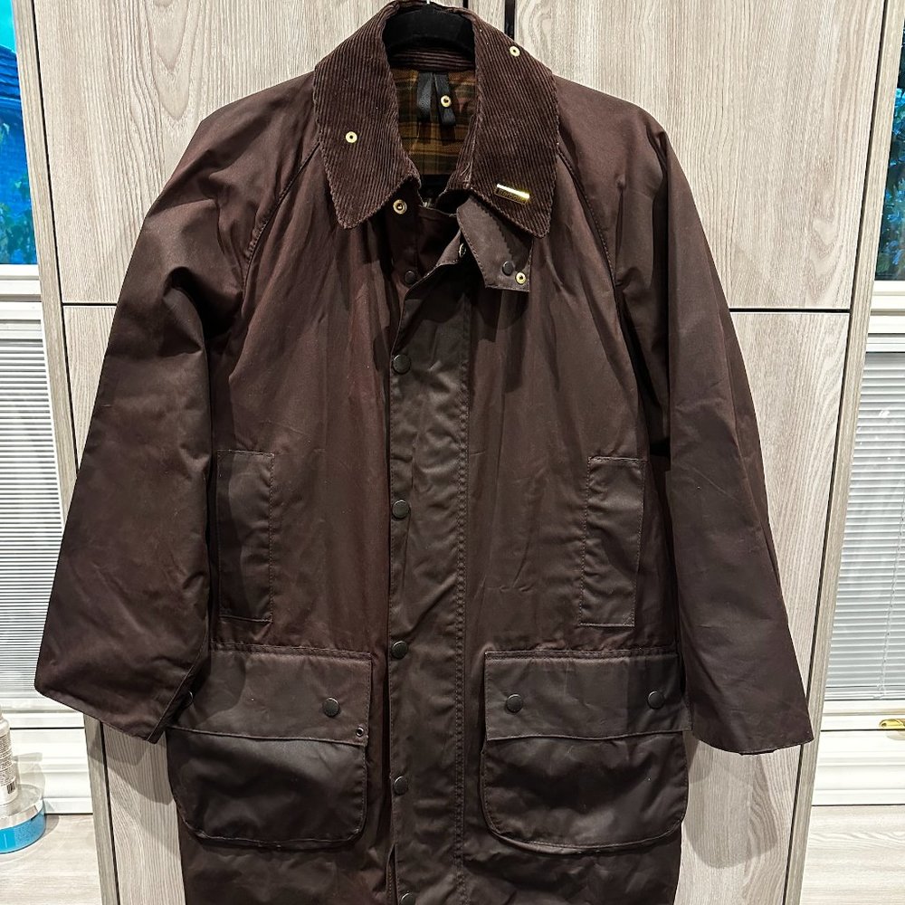 Barbour A125 Gamefair Wax Cotton Jacket - Brown C38/97cm